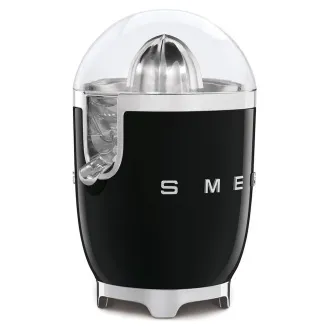 Smeg CJF11BLEU citrusový odšťavňovač, 70 W, manuální tlak, univerzální kužel z nerezové oceli, černý