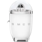 Smeg CJF11WHEU citrusový odšťavňovač, 70 W, manuální tlak, univerzální kužel z nerezové oceli, bílý