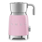 Smeg MFF11PKEU, napěňovač mléka, 500 W, 600 ml / 2, 5 šálku, horká čokoláda / mléko, lehká pěna, růžový