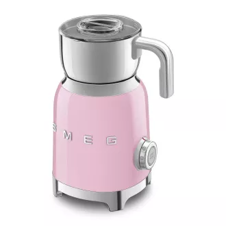 Smeg MFF11PKEU, napěňovač mléka, 500 W, 600 ml / 2, 5 šálku, horká čokoláda / mléko, lehká pěna, růžový