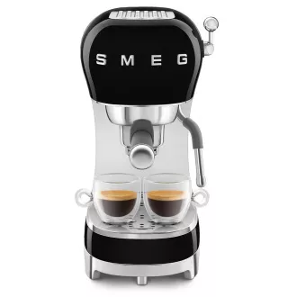 Smeg ECF02BLEU kávovar na espresso, pákový, 1350 W, 15 bar, termoblok, pasivní ohřívač šálků, černý Smeg ECF02BLEU kávovar na espresso, pákový, 1350 W, 15 bar, termoblok, pasivní ohřívač šálků, černý