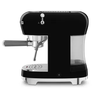 Smeg ECF02BLEU kávovar na espresso, pákový, 1350 W, 15 bar, termoblok, pasivní ohřívač šálků, černý Smeg ECF02BLEU kávovar na espresso, pákový, 1350 W, 15 bar, termoblok, pasivní ohřívač šálků, černý
