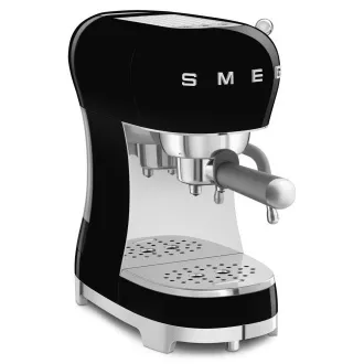 Smeg ECF02BLEU kávovar na espresso, pákový, 1350 W, 15 bar, termoblok, pasivní ohřívač šálků, černý Smeg ECF02BLEU kávovar na espresso, pákový, 1350 W, 15 bar, termoblok, pasivní ohřívač šálků, černý