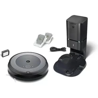 iRobot Roomba i5+ 5658 robotický vysavač, automatické dobíjení, senzor proti nárazu, mobilní aplikace, černý