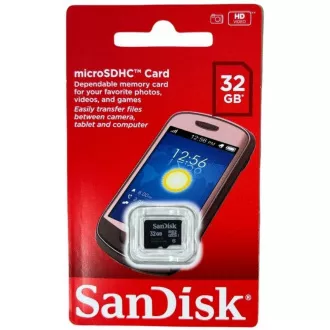 SanDisk MicroSDHC karta 32GB (Class 4)