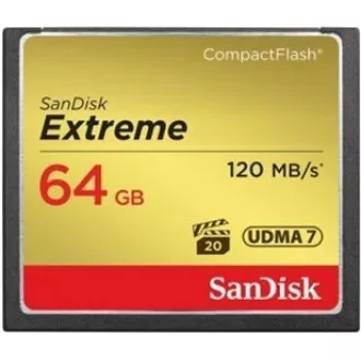SanDisk Compact Flash 64GB Extreme (R:120/W:85 MB/s) UDMA7