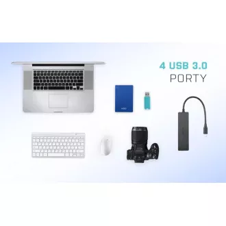 i-tec USB-C 3.1 Slim 4-portový HUB