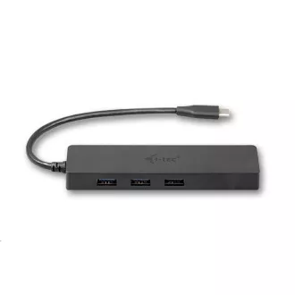 i-tec USB-C 3.1 Slim 3-portový HUB + RJ-45