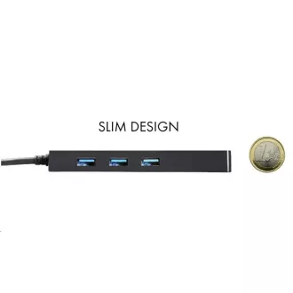i-tec USB-C 3.1 Slim 3-portový HUB + RJ-45