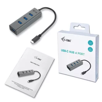 i-tec USB-C Metal 4-portový HUB