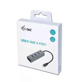 i-tec USB-C Metal 4-portový HUB