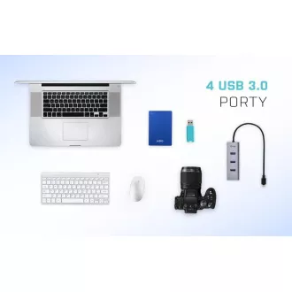 i-tec USB-C Metal 4-portový HUB