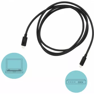 i-tec THUNDERBOLT 3 propojovací kabel (40 Gbps, 100 W Power Delivery) - 150 cm