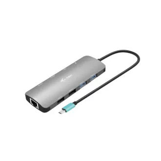 i-tec USB-C Metal Nano 2x HDMI Docking Station, PD 100W