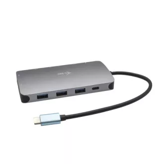 i-tec USB-C Metal Nano Dock HDMI/VGA with LAN + Power Delivery 100W + Charger 100W (bundle)