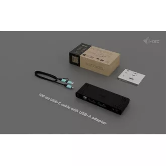 i-tec Universal Dual 4K Display Docking Station, Power Delivery 85W