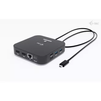 i-tec USB-C Dual HDMI Docking Station, Power Delivery 100W