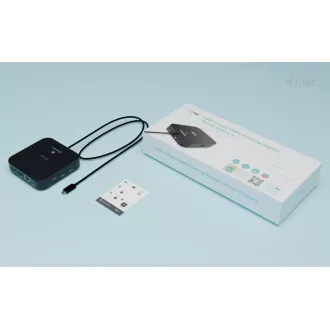 i-tec USB-C Dual HDMI Docking Station, Power Delivery 100W