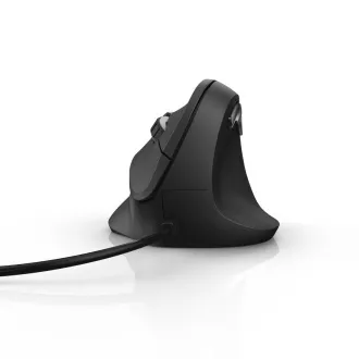 Hama vertikální ergonomická kabelová myš EMC-500, 6 tlačítek, černá Hama vertikální ergonomická kabelová myš EMC-500, 6 tlačítek, černá