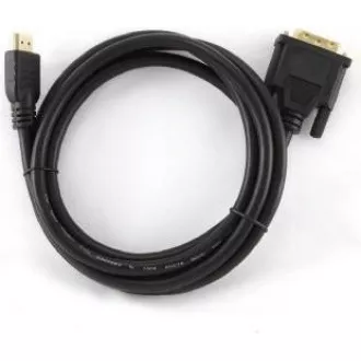 GEMBIRD Kabel HDMI - DVI 1, 8m (M/M, DVI-D, Single Link, zlacené kontakty, stíněný)