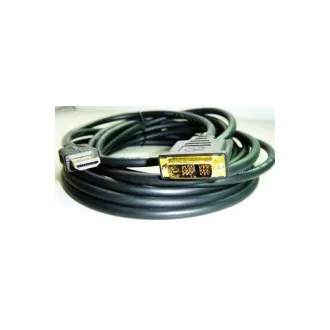 GEMBIRD Kabel HDMI - DVI 1, 8m (M/M, DVI-D, Single Link, zlacené kontakty, stíněný)