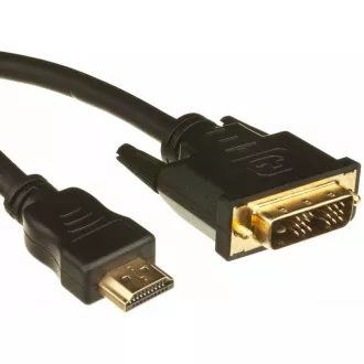 GEMBIRD Kabel HDMI - DVI 3m (M/M, DVI-D, Single Link, zlacené kontakty, stíněný)