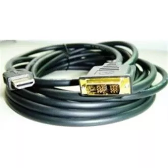 GEMBIRD Kabel HDMI - DVI 3m (M/M, DVI-D, Single Link, zlacené kontakty, stíněný)
