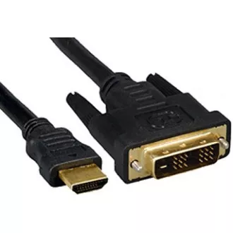 GEMBIRD Kabel HDMI - DVI 4, 5m (M/M, DVI-D, Single Link, zlacené kontakty, stíněný)