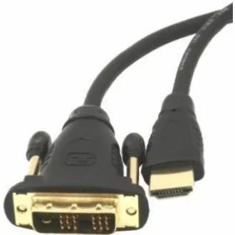 GEMBIRD Kabel HDMI - DVI 4, 5m (M/M, DVI-D, Single Link, zlacené kontakty, stíněný)