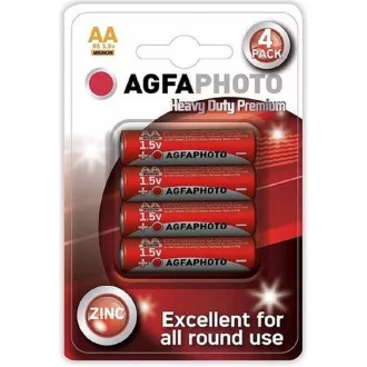 AgfaPhoto zinková baterie AA, blistr 4ks