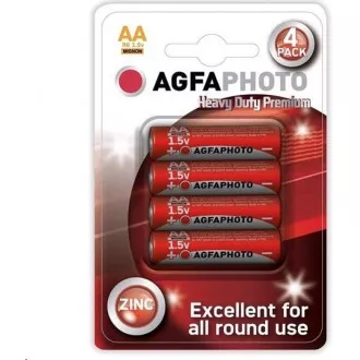AgfaPhoto zinková baterie AA, blistr 4ks