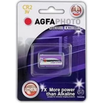 AgfaPhoto lithiová foto baterie CR2, blistr 1ks