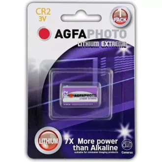 AgfaPhoto lithiová foto baterie CR2, blistr 1ks
