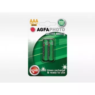 AgfaPhoto přednabitá baterie AAA, 950mAh, 2ks