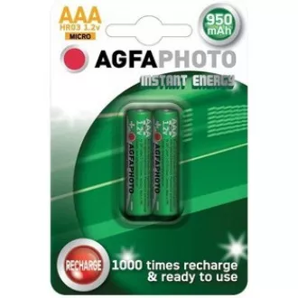 AgfaPhoto přednabitá baterie AAA, 950mAh, 2ks