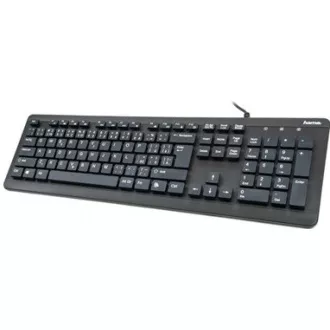 Hama voděodolná klávesnice KC-600, kabelová, černá
