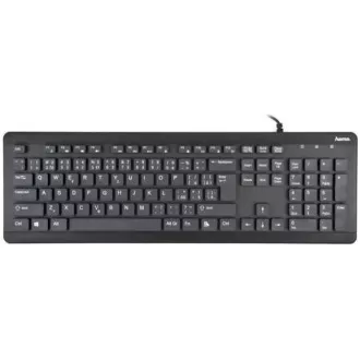 Hama voděodolná klávesnice KC-600, kabelová, černá