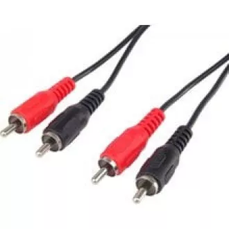 PREMIUMCORD Kabel audio 2x Cinch - 2x Cinch (RCA, M/M) 5m PREMIUMCORD Kabel audio 2x Cinch - 2x Cinch (RCA, M/M) 5m