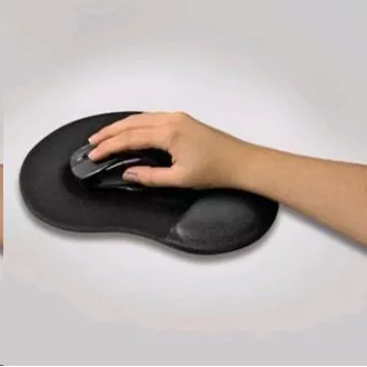 Hama ergonomická gelová podložka pod myš, černá Hama ergonomická gelová podložka pod myš, černá