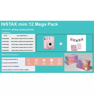 Fujifilm MINI 12 MEGA PACK modrý