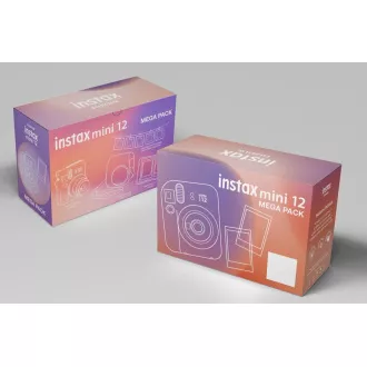 Fujifilm MINI 12 MEGA PACK fialový Fujifilm MINI 12 MEGA PACK fialový