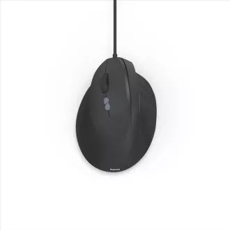 Hama vertikální ergonomická kabelová myš ECM-500L, pro leváky, černá Hama vertikální ergonomická kabelová myš ECM-500L, pro leváky, černá