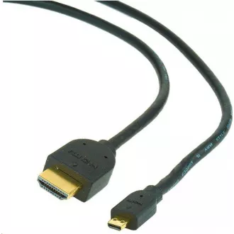 GEMBIRD Kabel HDMI - HDMI Micro 1, 8m (v1.3, M/M, stíněný, zlacené kontakty)