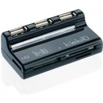 CONNECT IT USB 2.0 hub 3 porty + čtečka karet BOOT