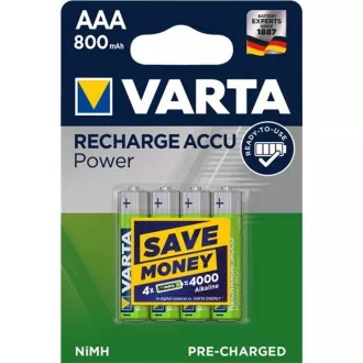 Varta LR03/4BP 800 mAh Ready to use (Blistr 4ks)