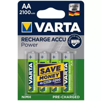 Varta LR6/4BP 2100 mAh Ready to use (Blistr 4ks)
