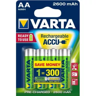 Varta LR6/4BP 2600 mAh Ready to use
