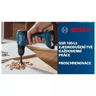 BOSCH GSR 185-LI Akumulátorový vrtací šroubovák BOSCH GSR 185-LI Akumulátorový vrtací šroubovák