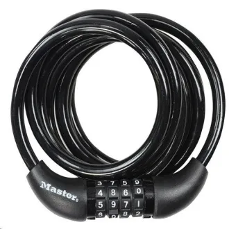 Master Lock Spirálový kombinační zámek na kolo 8221EURDPRO - 1, 8m Master Lock Spirálový kombinační zámek na kolo 8221EURDPRO - 1, 8m