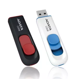 ADATA Flash Disk 16GB C008, USB 2.0 Classic, bílá